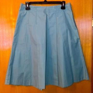 GAP | blue cotton pleated Skirt | size 4